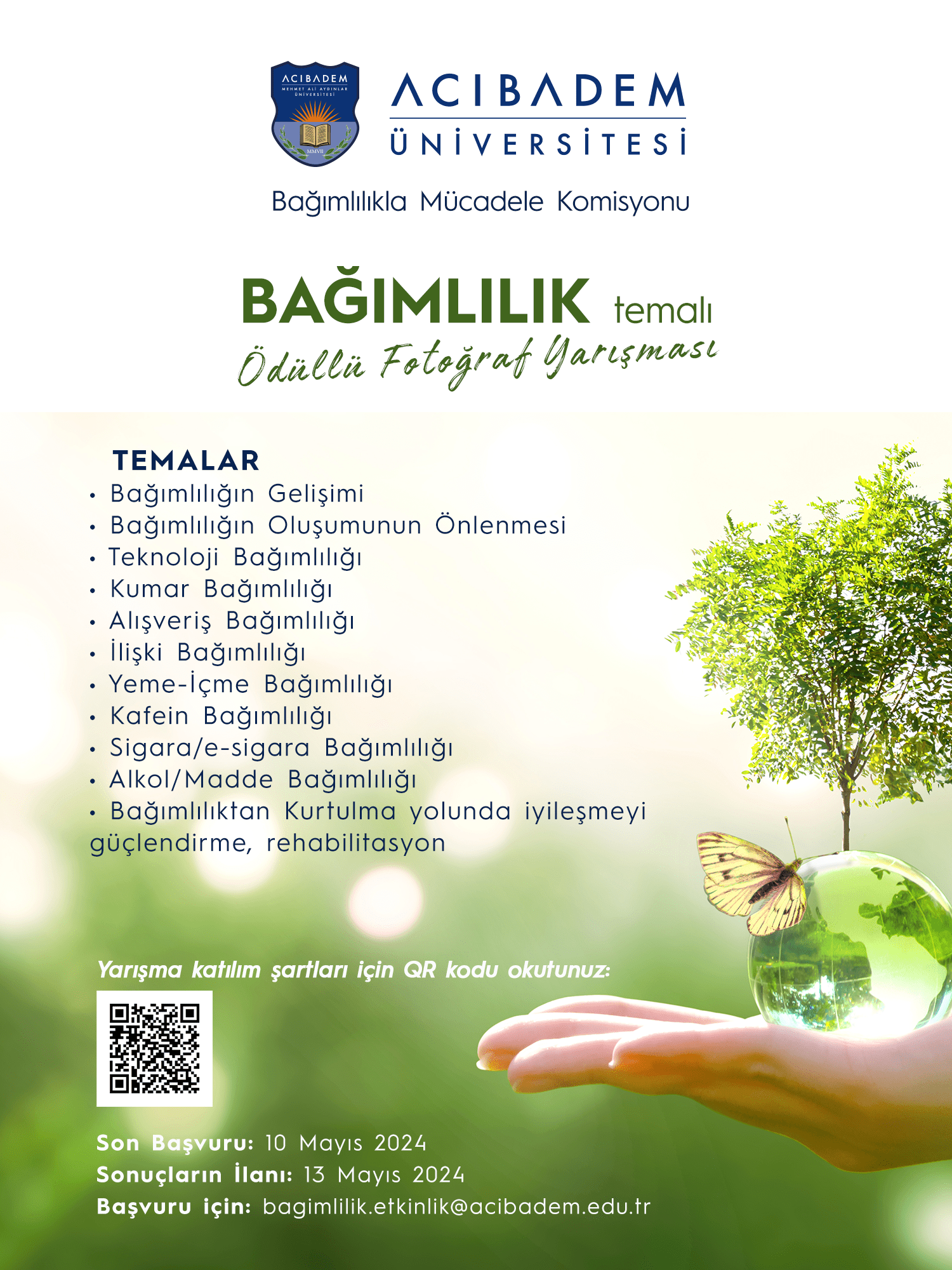 bagımlılık temalı yarışma