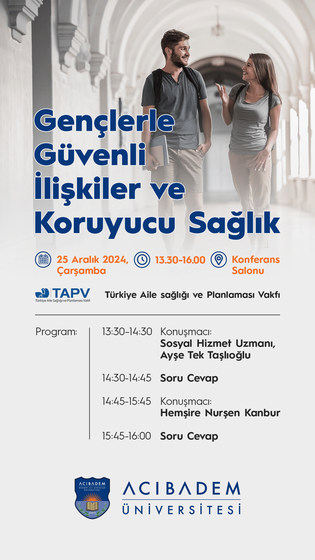gençlerle güvenli iletişim semineri