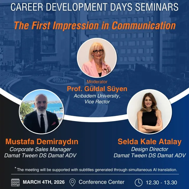 School of Medicine Career Development Days Seminars | The First Impression in Communication