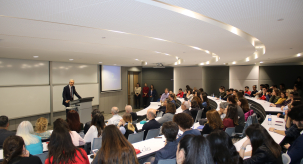 Sağlık Yönetimi Kulübü Üniversitemiz Mütevelli Heyeti Başkanı Mehmet Ali Aydınlar'ı ağırladı